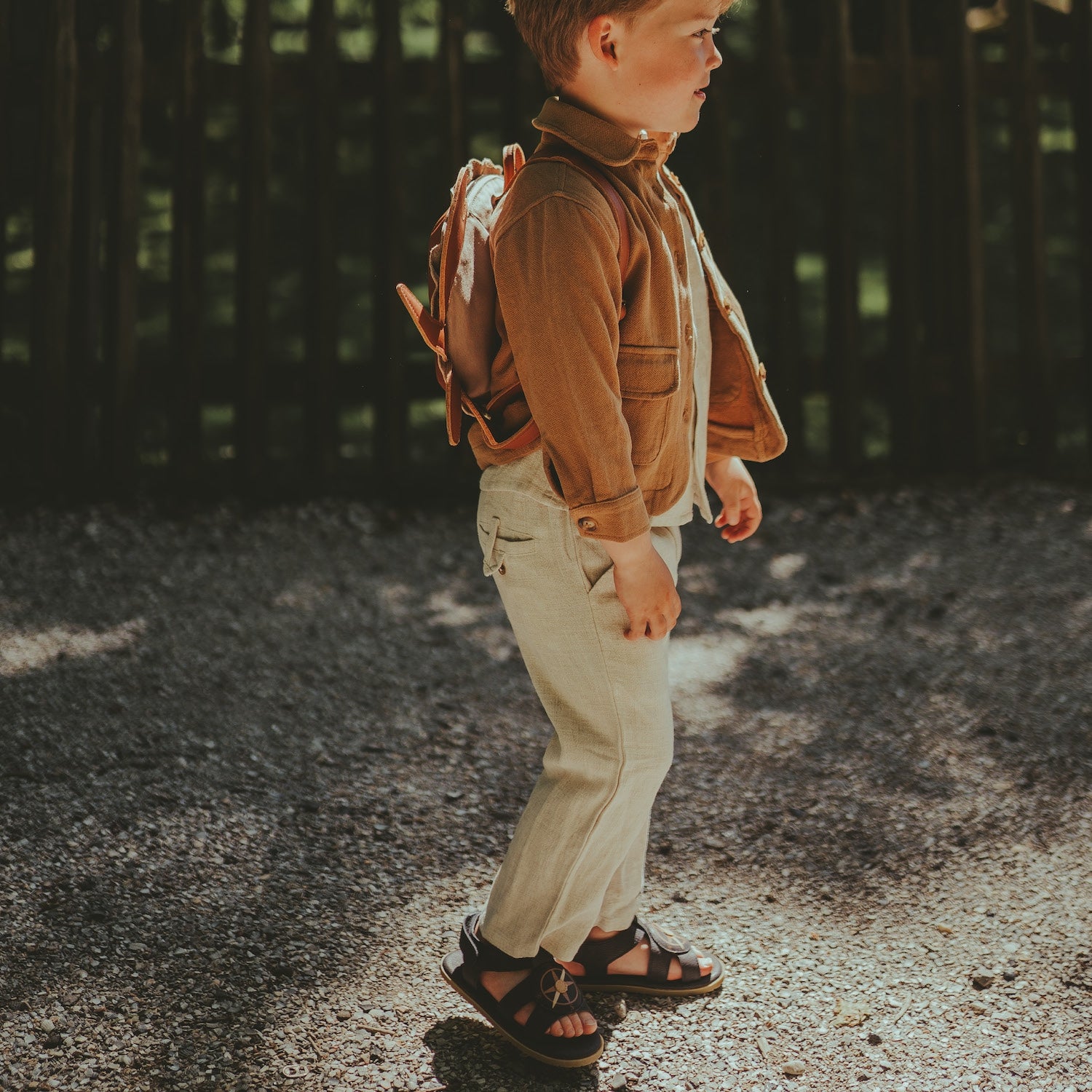 Dado Trousers | Warm White Melange