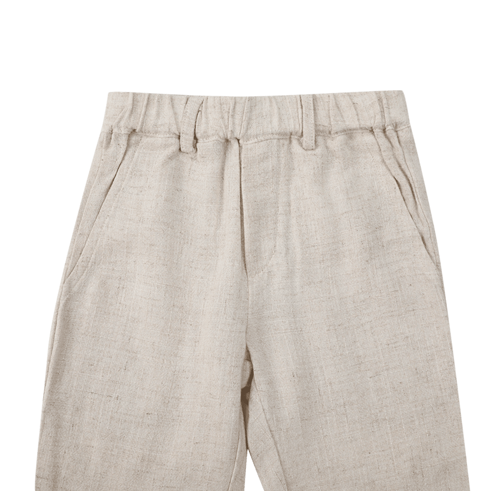 Dado Trousers | Warm White Melange