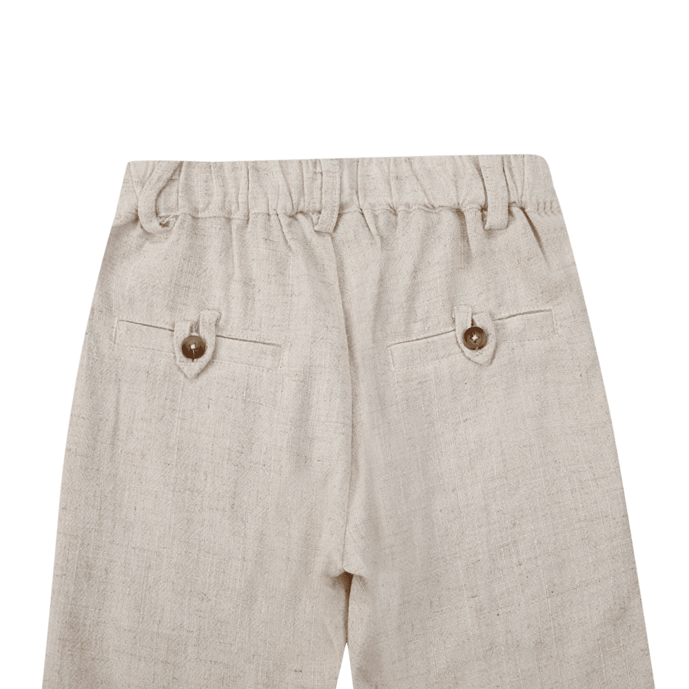 Dado Trousers | Warm White Melange