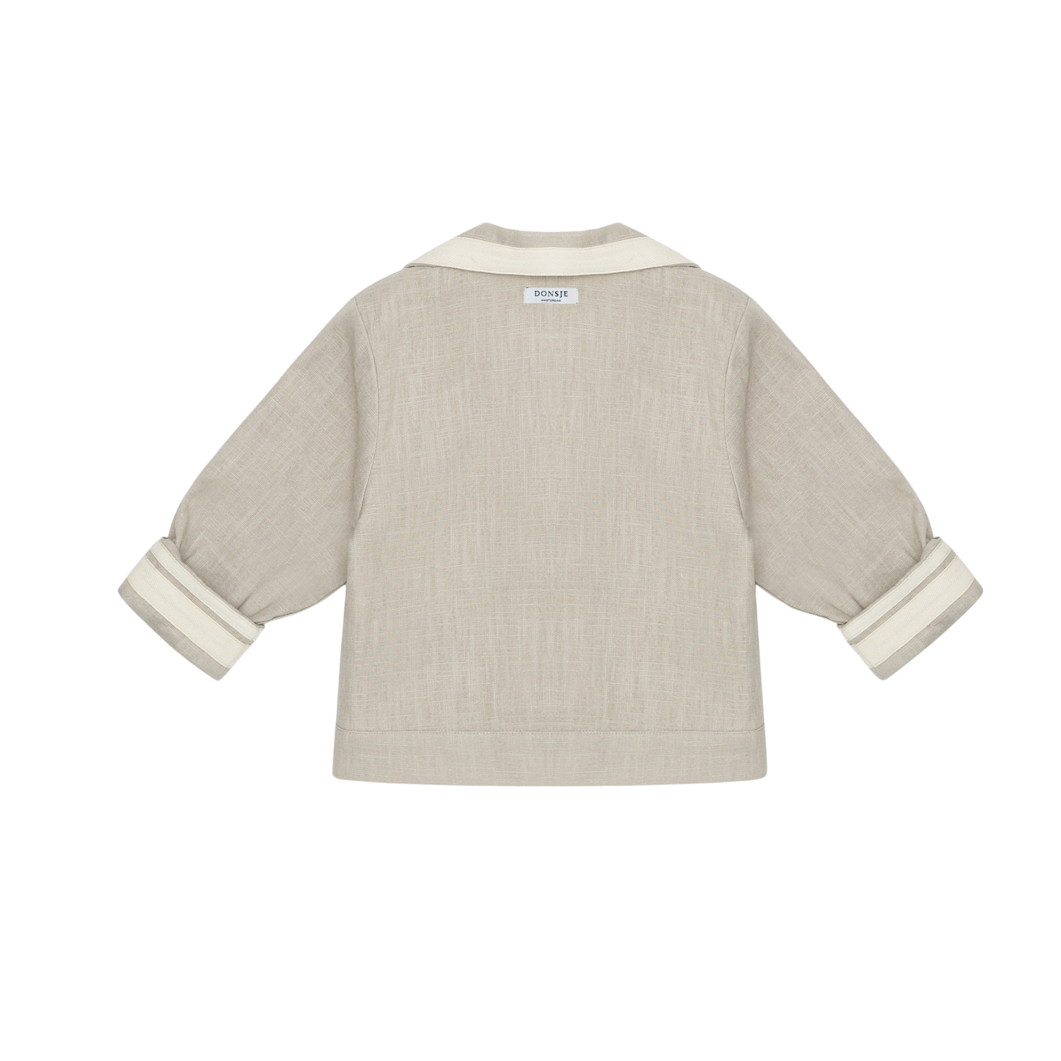 Quirijn Linen Blazer | Festive Koala | Soft Taupe