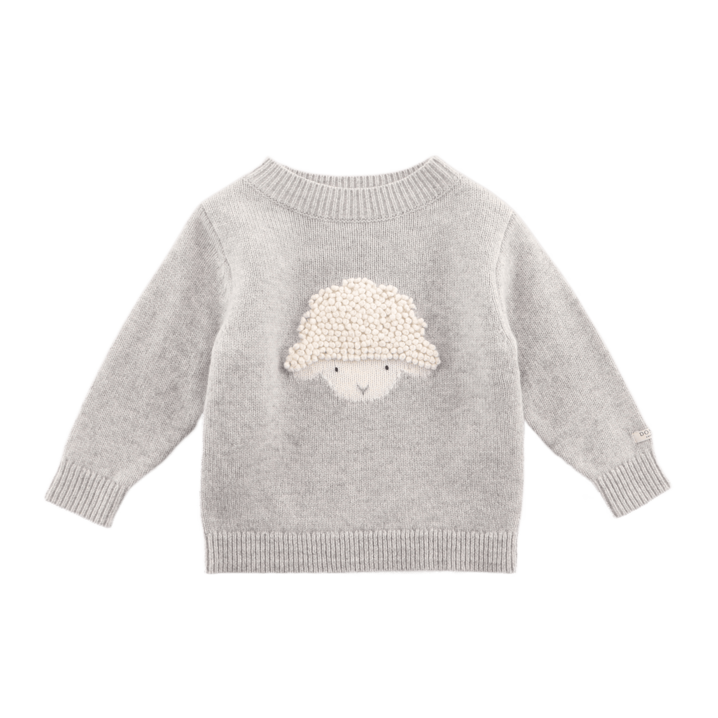 Denn Merino Wool Sweater | Lammy | Soft Grey Melange