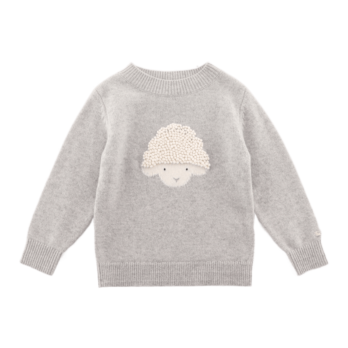 Denn Merino Wool Sweater | Lammy | Soft Grey Melange