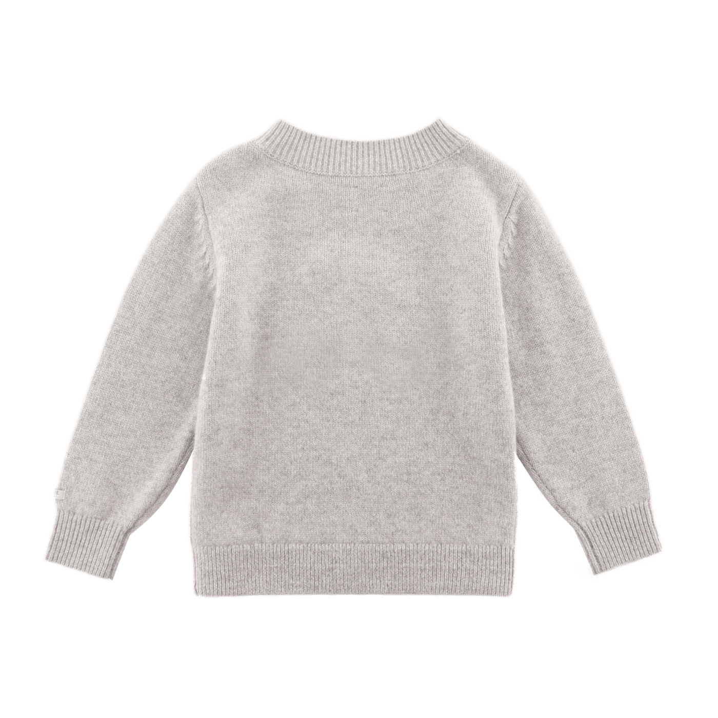 Denn Merino Wool Sweater | Lammy | Soft Grey Melange