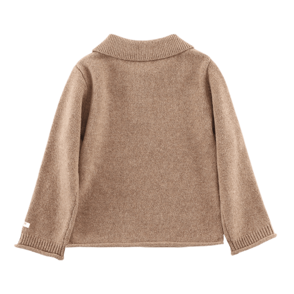 Ojan Merino Wool Sweater | Milk Chocolate Melange