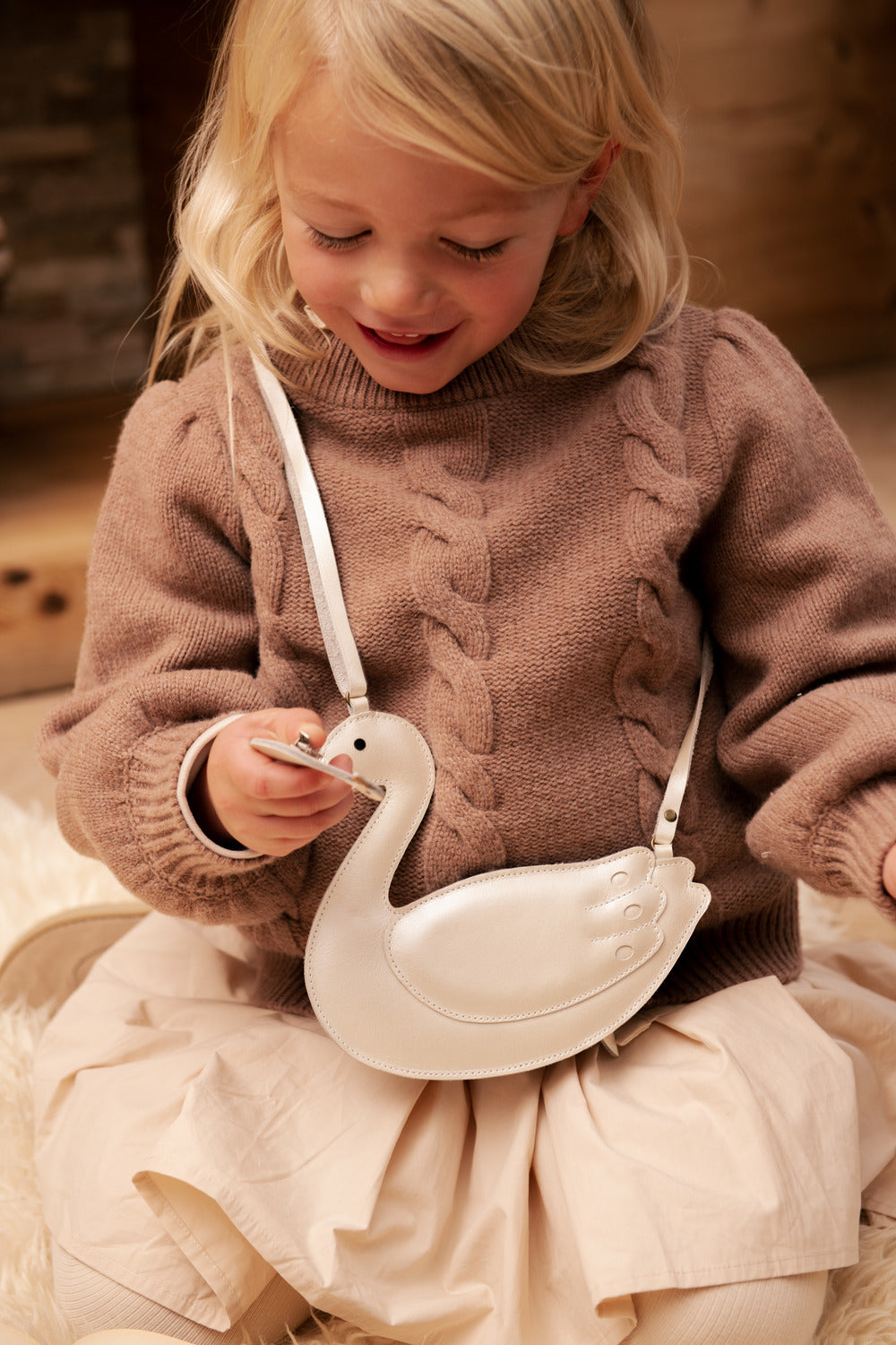 Niena Merino Wool Sweater | Plum Melange