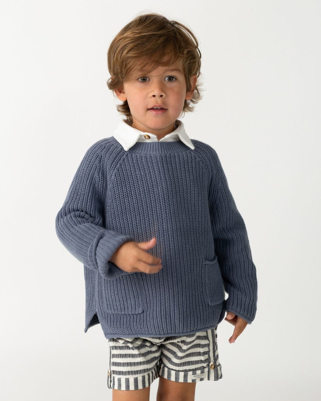 Stella Sweater | Steel Blue