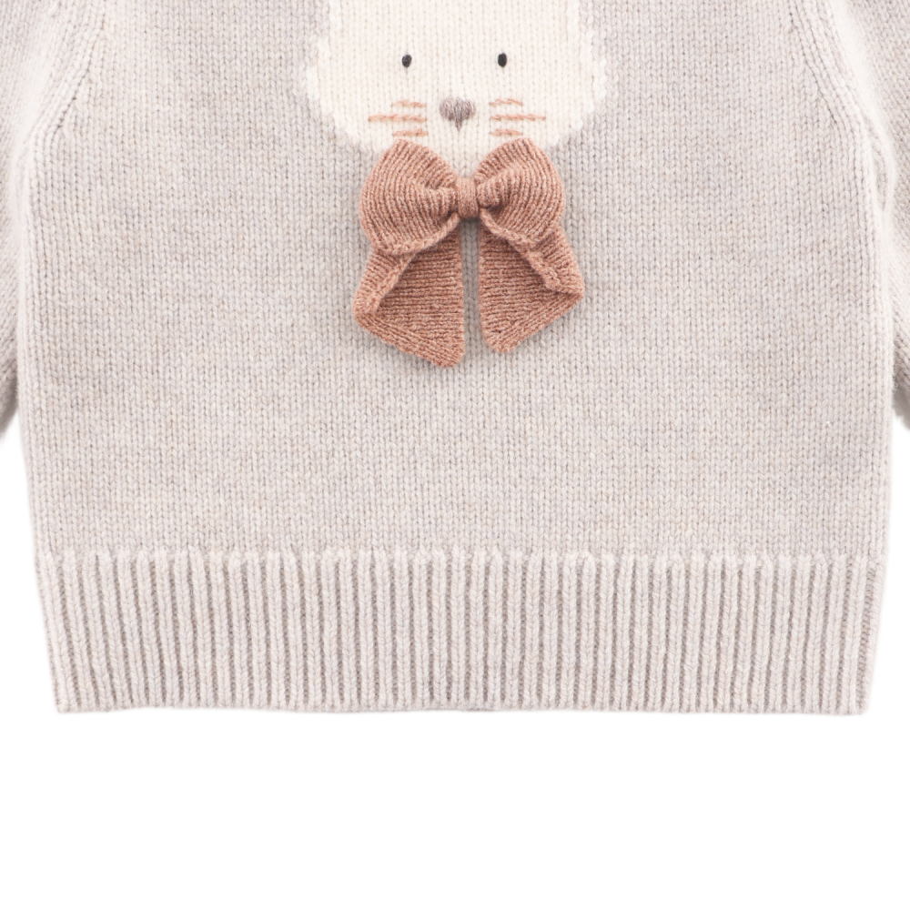 Denna Merino Wool Sweater | Cat | Ash Rose