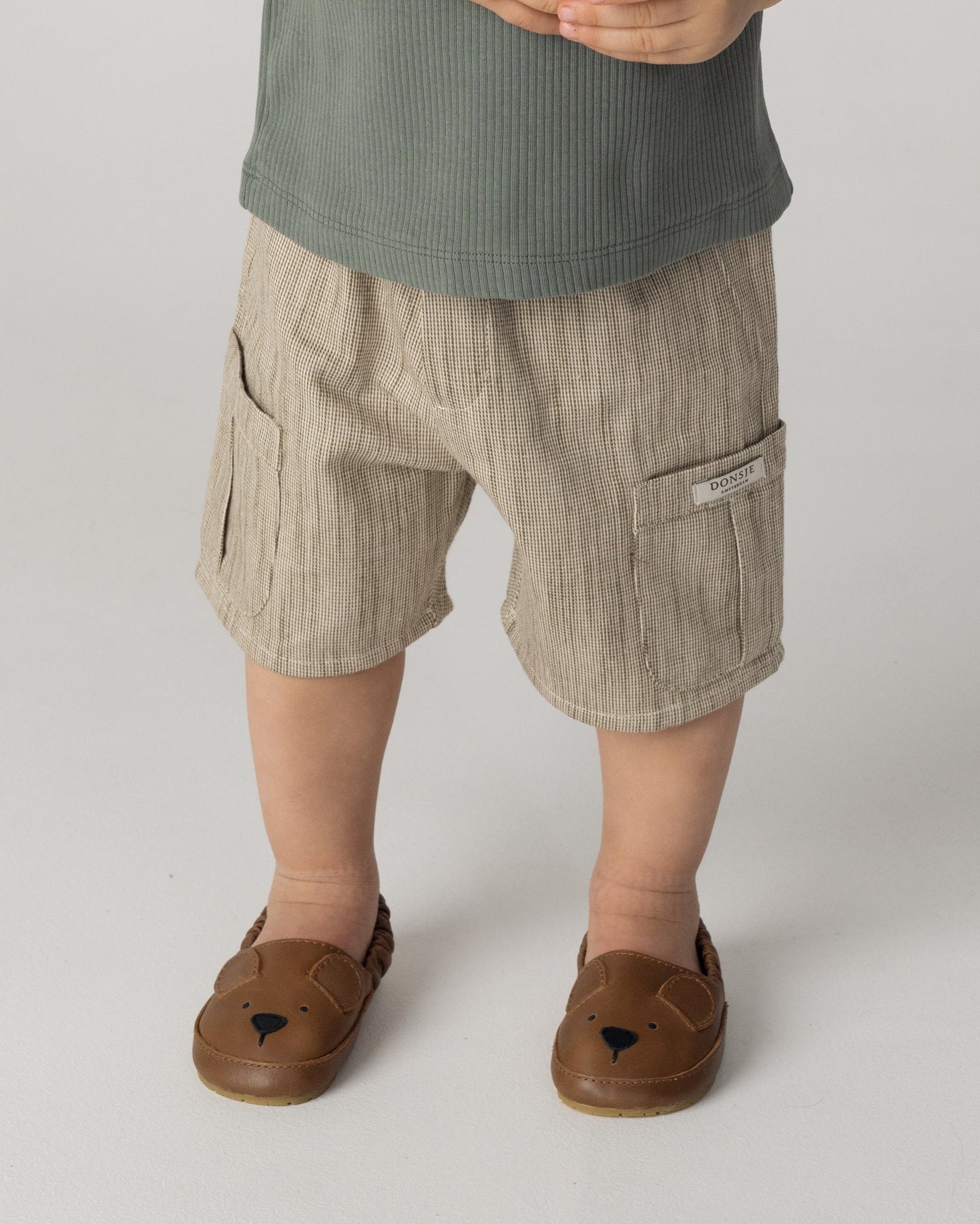 Aleid Shorts | Sesame - White Striped