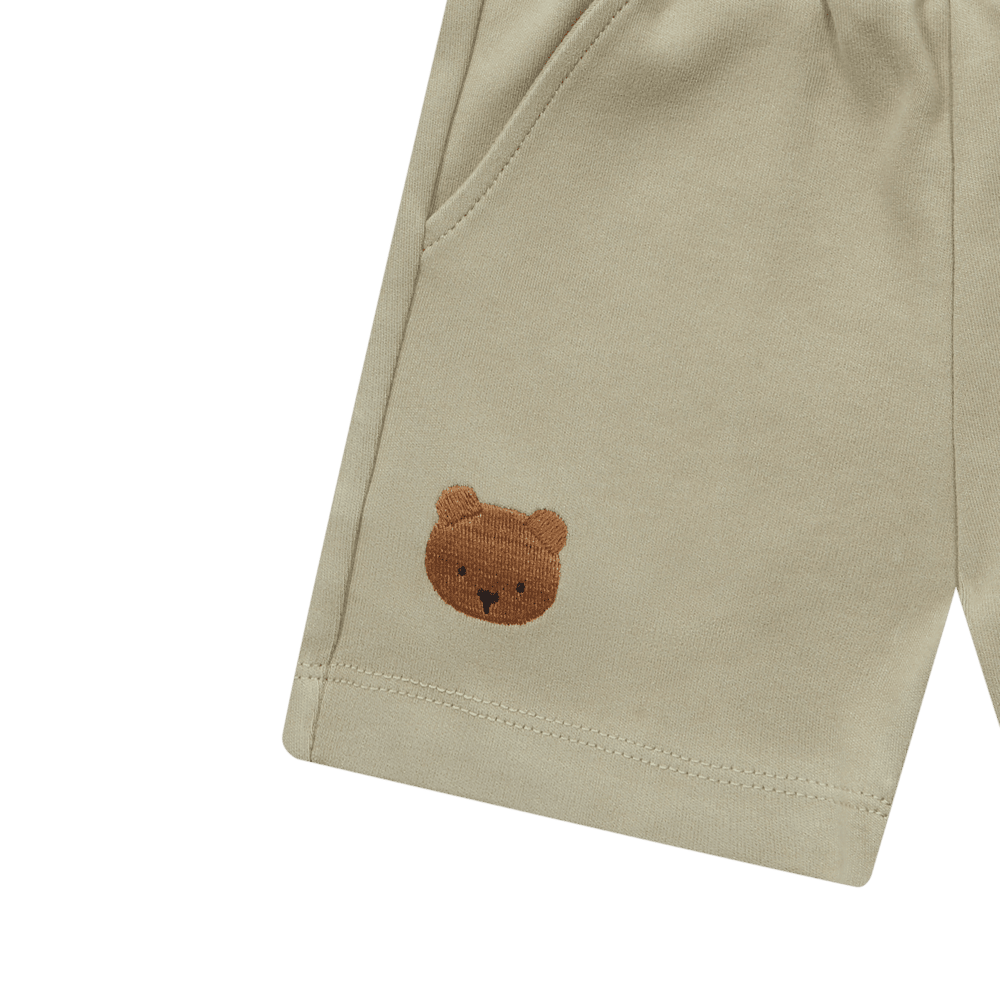 Ithri Shorts | Bear | Dusty Green