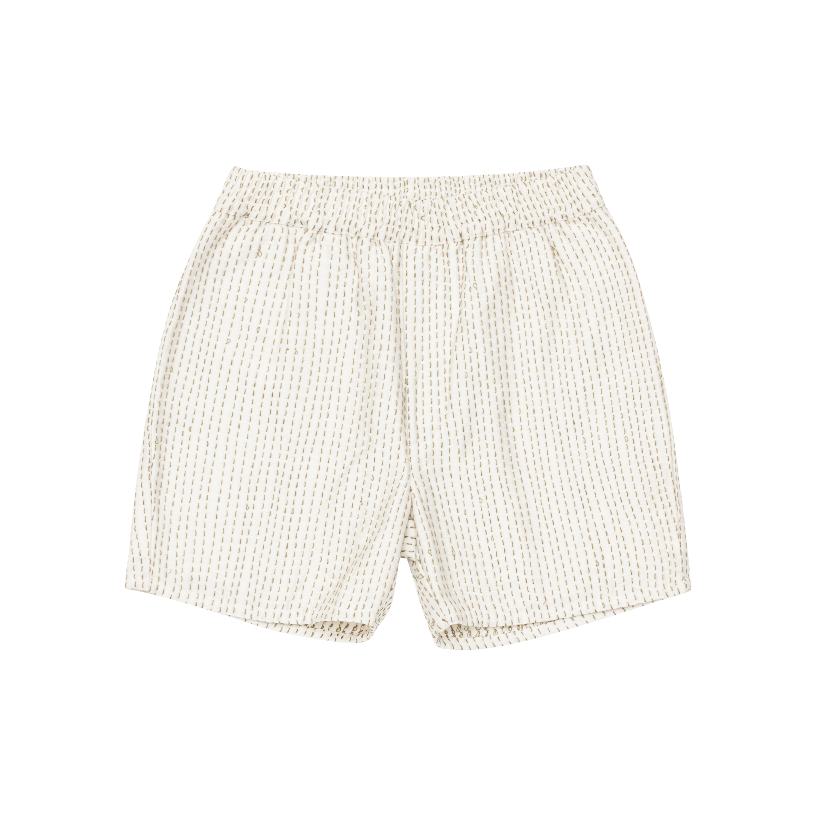 Jortas Shorts | Warm White - Thyme Striped – Donsje Amsterdam