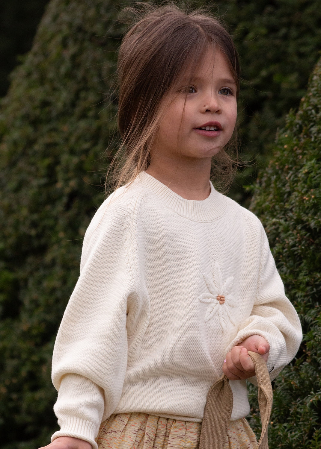 Valenthe Sweater | Daisy | Off White