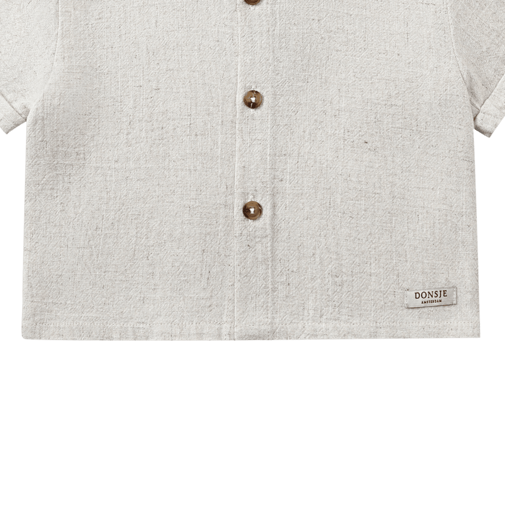 Brammie Shirt | Warm White Melange