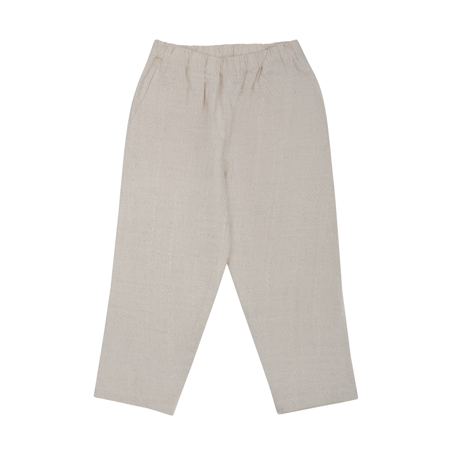 Senne Trousers | Warm White Melange