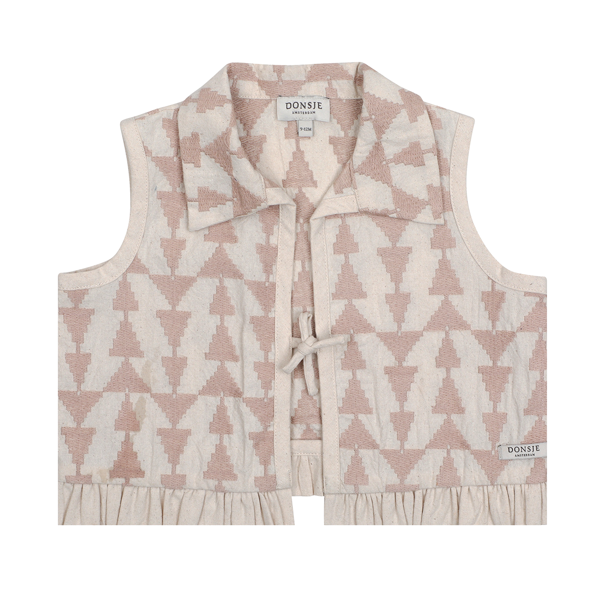 Neeltje Gilet | Soft Sand - Rose Triangular – Donsje Amsterdam
