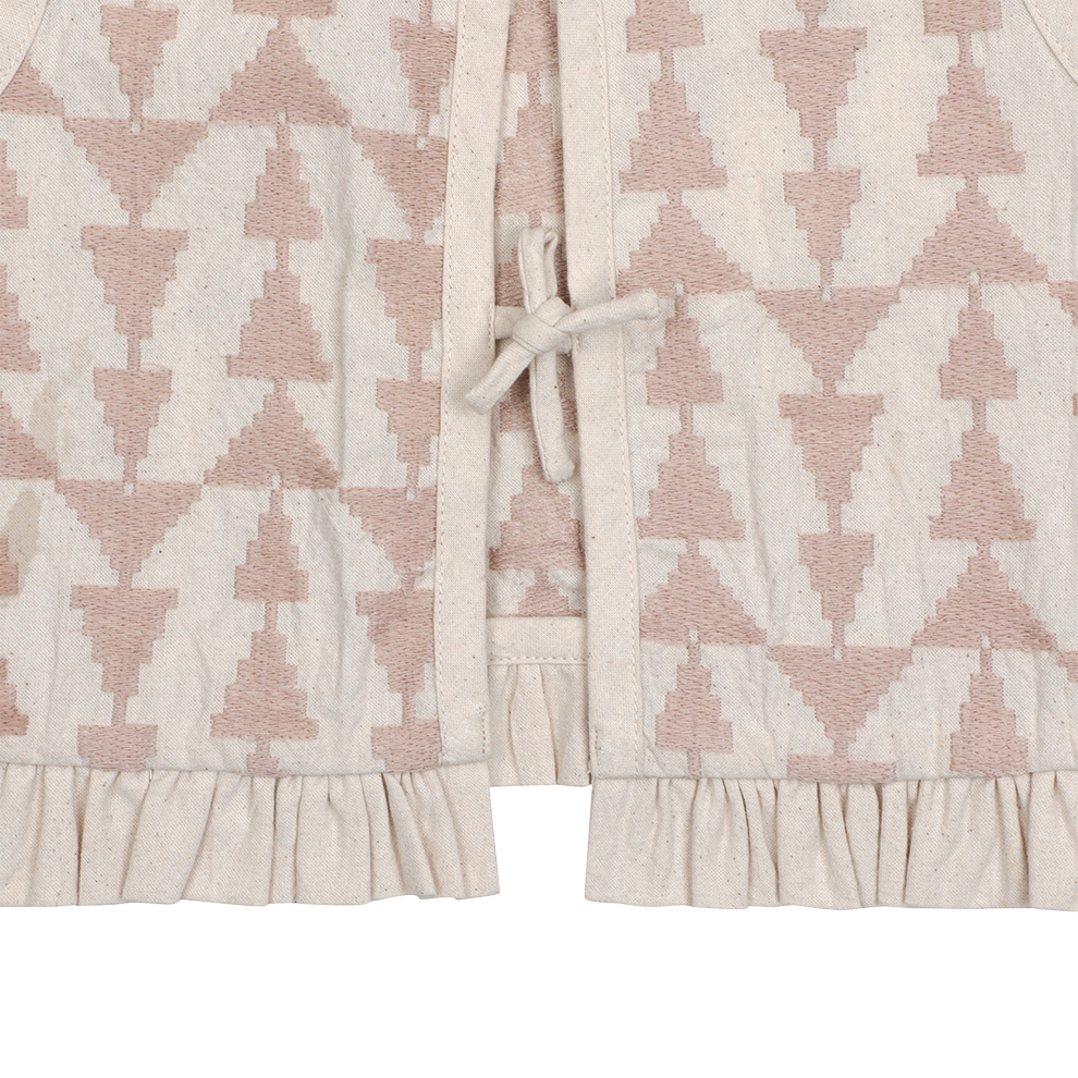 Neeltje Gilet | Soft Sand - Rose Triangular