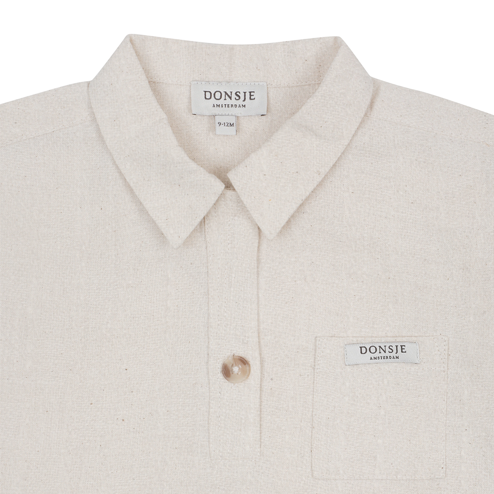 Fortt Shirt | Warm White Melange