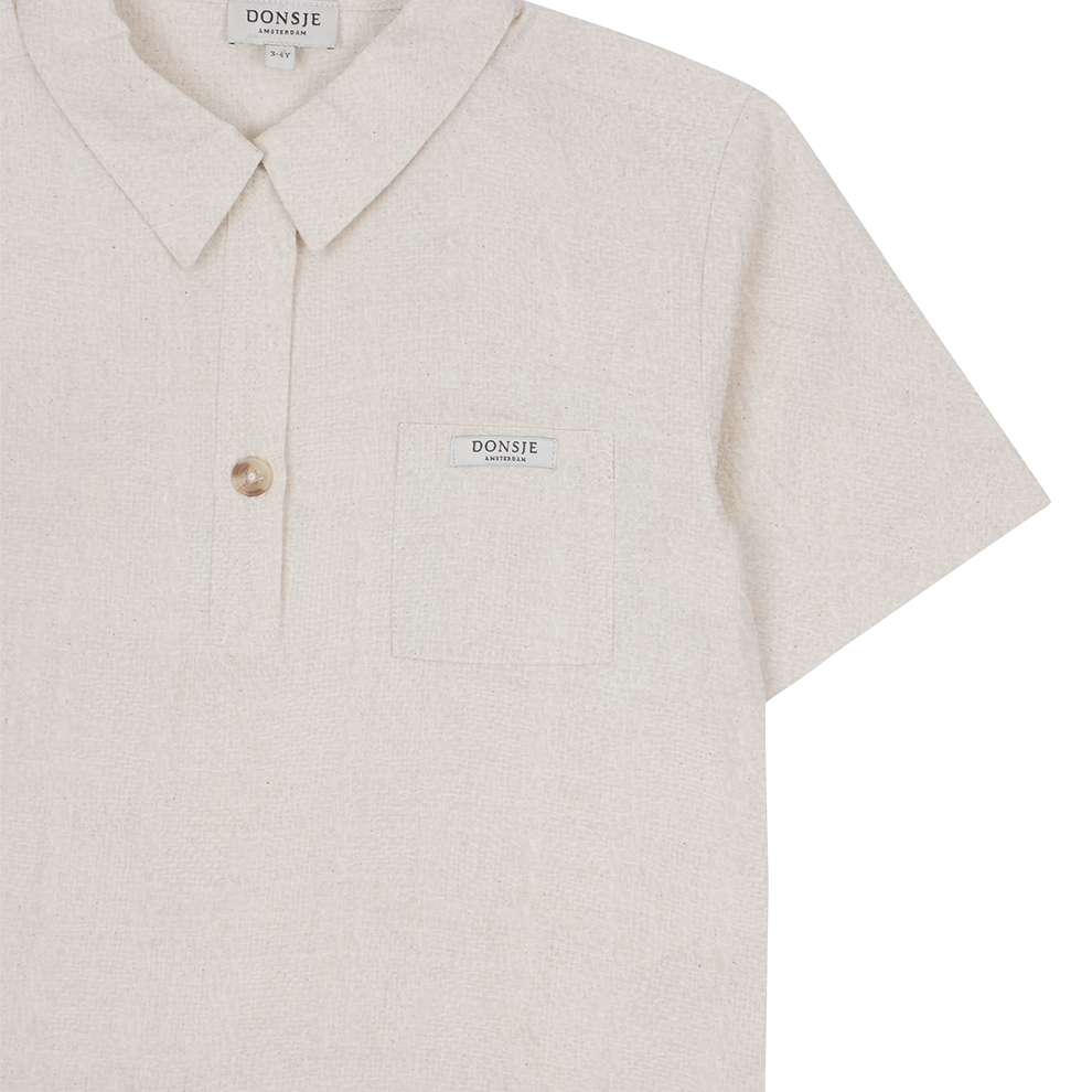 Fortt Shirt | Warm White Melange