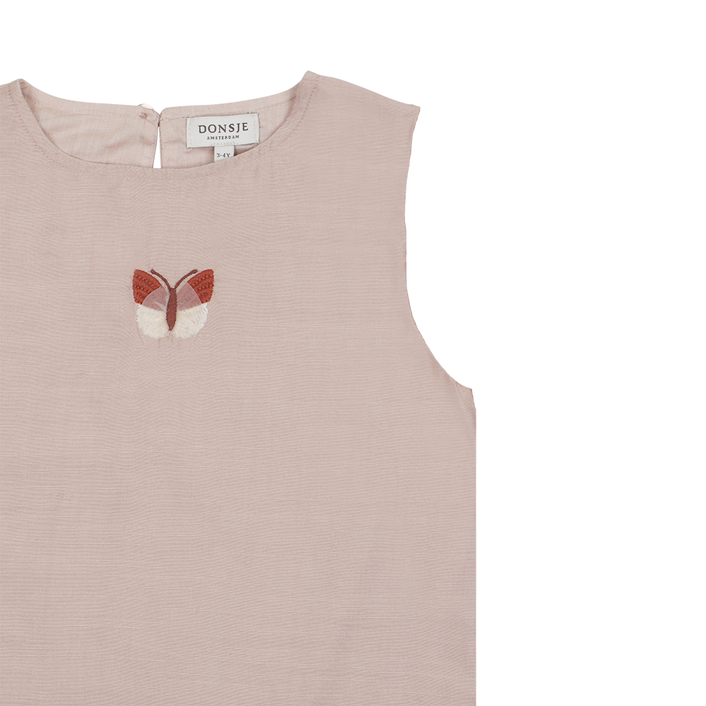 Linzie Top | Vlinder | Rose Mocha