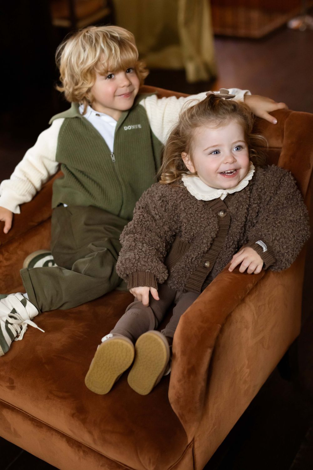 Olaan Cardigan | Toffee Teddy