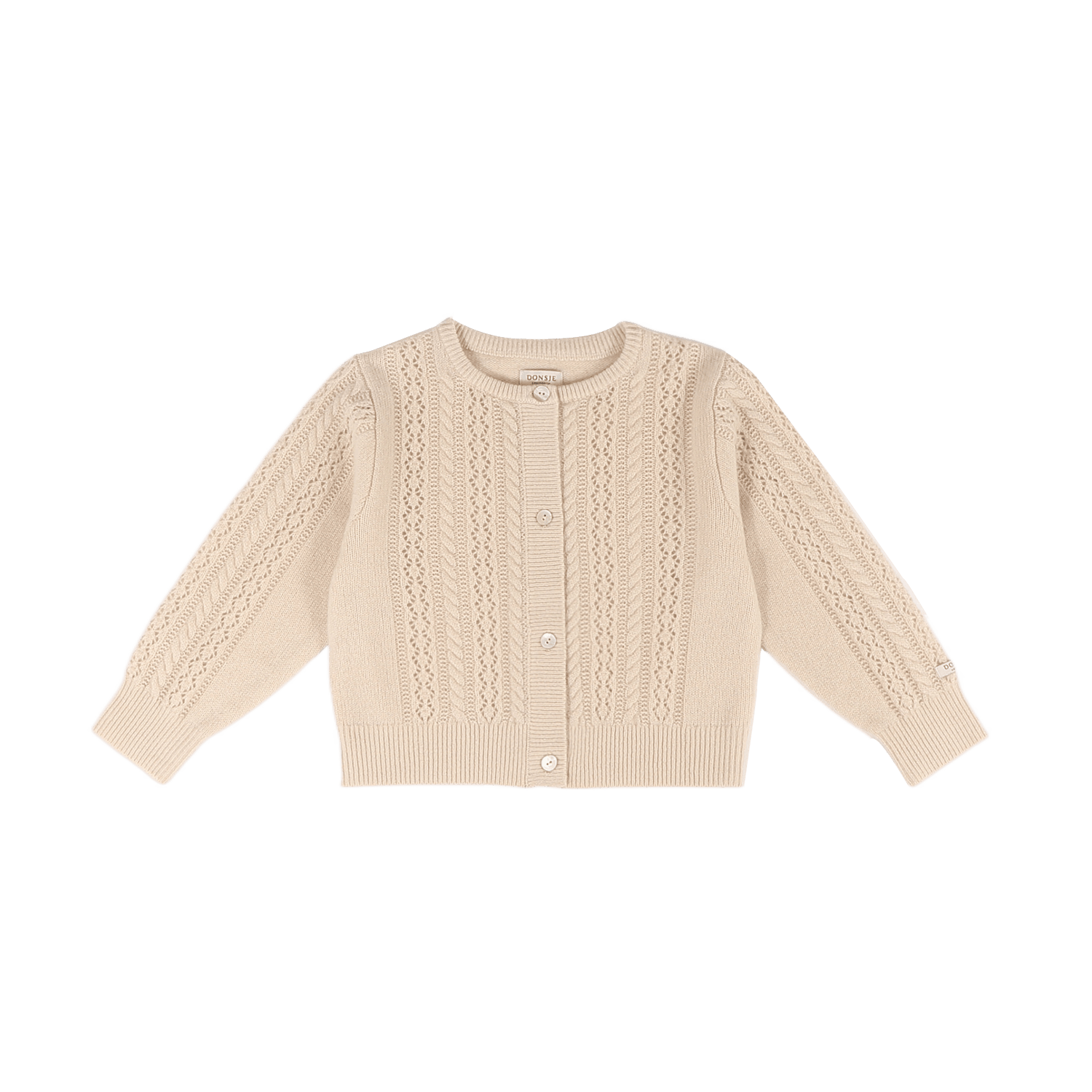 Danik Merino Wool Cardigan | Soft Sand