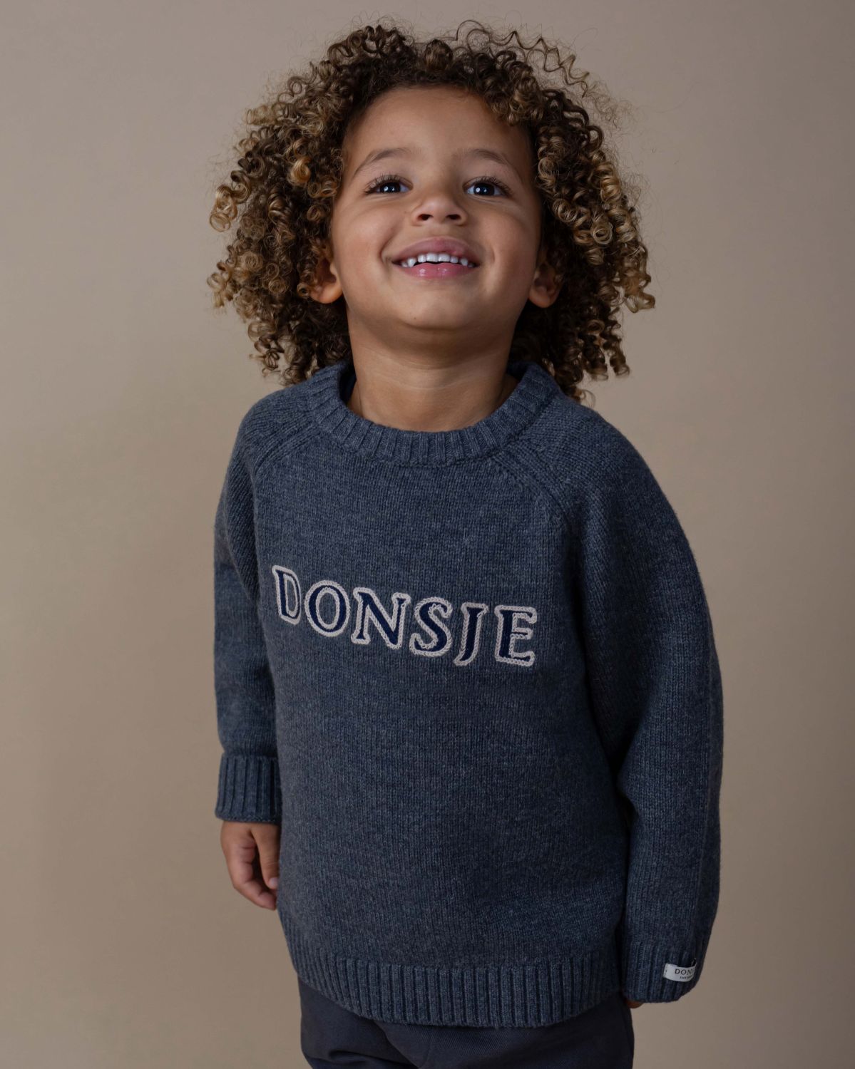 Fionn Merino Wool Sweater | Cloudy Grey Melange