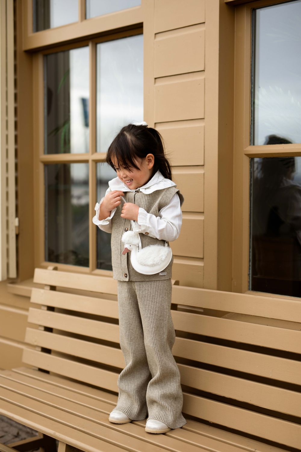 Yven Trousers | Sesame Melange