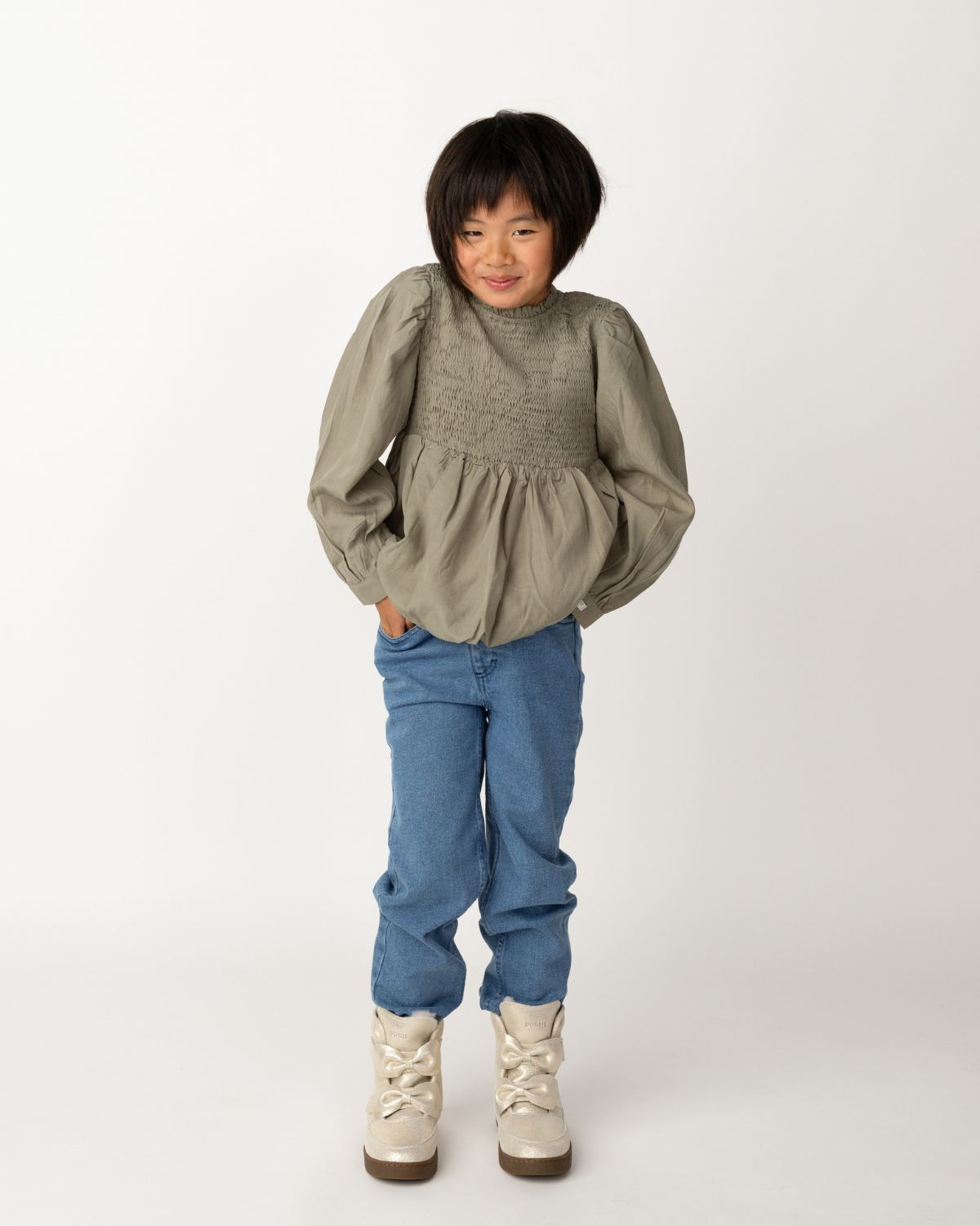 Madelief Top | Dusty Green