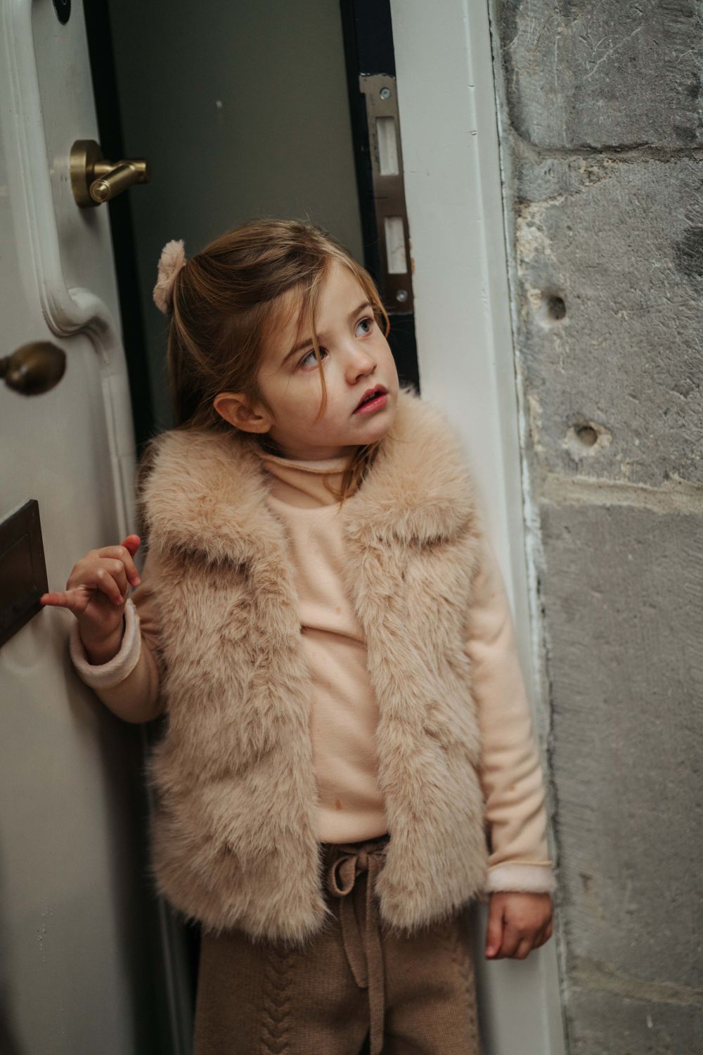 Roswita Gilet | Cloudy Rose Teddy