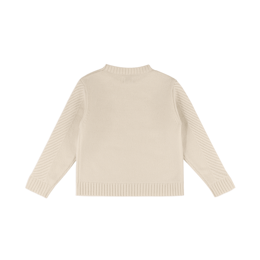 Geeratz Merino Wool Sweater | Moose | Off White