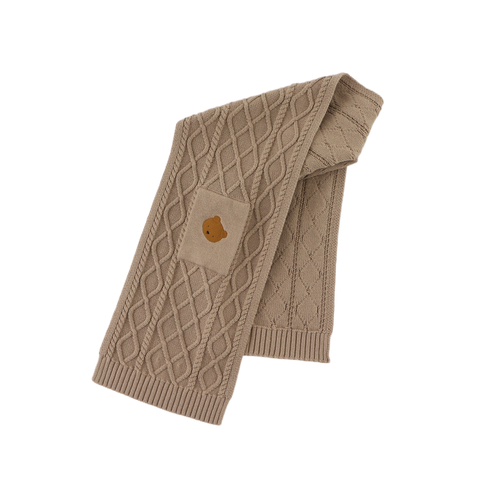 Aatos Scarf | Bear | Taupe