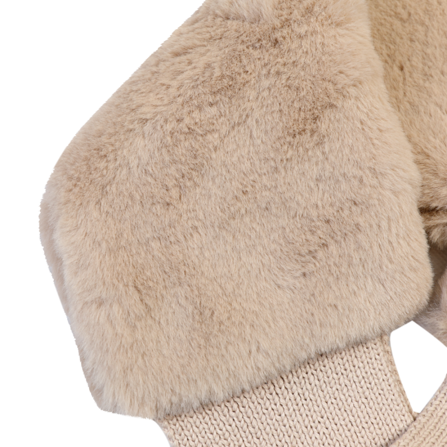 Ailssa Scarf | Soft Sand Teddy