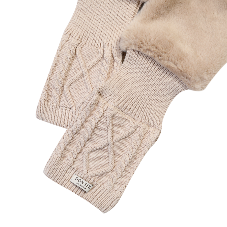 Ailssa Scarf | Soft Sand Teddy