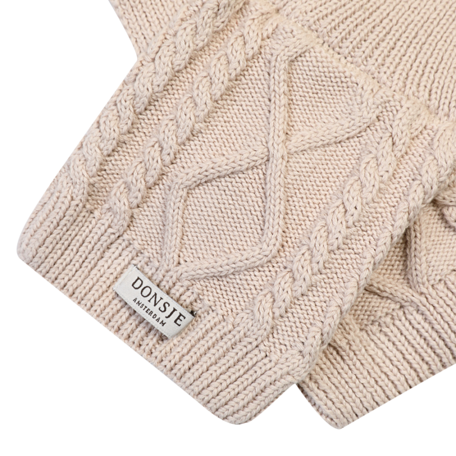 Ailssa Scarf | Soft Sand Teddy