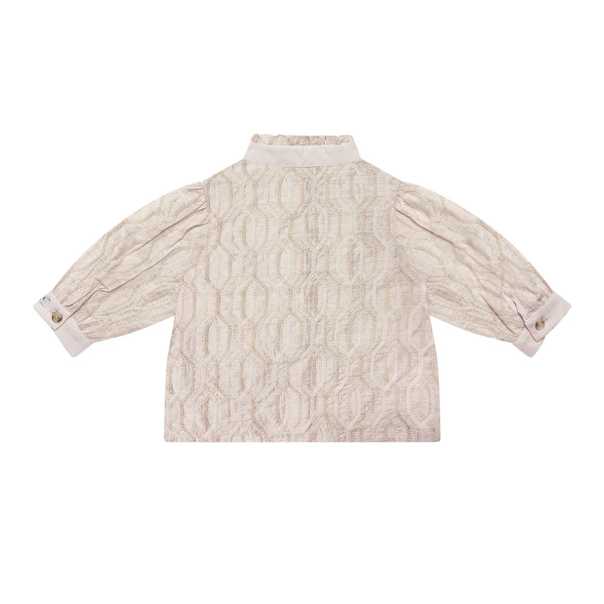 Fini Blouse | Soft Taupe - Rose Chain