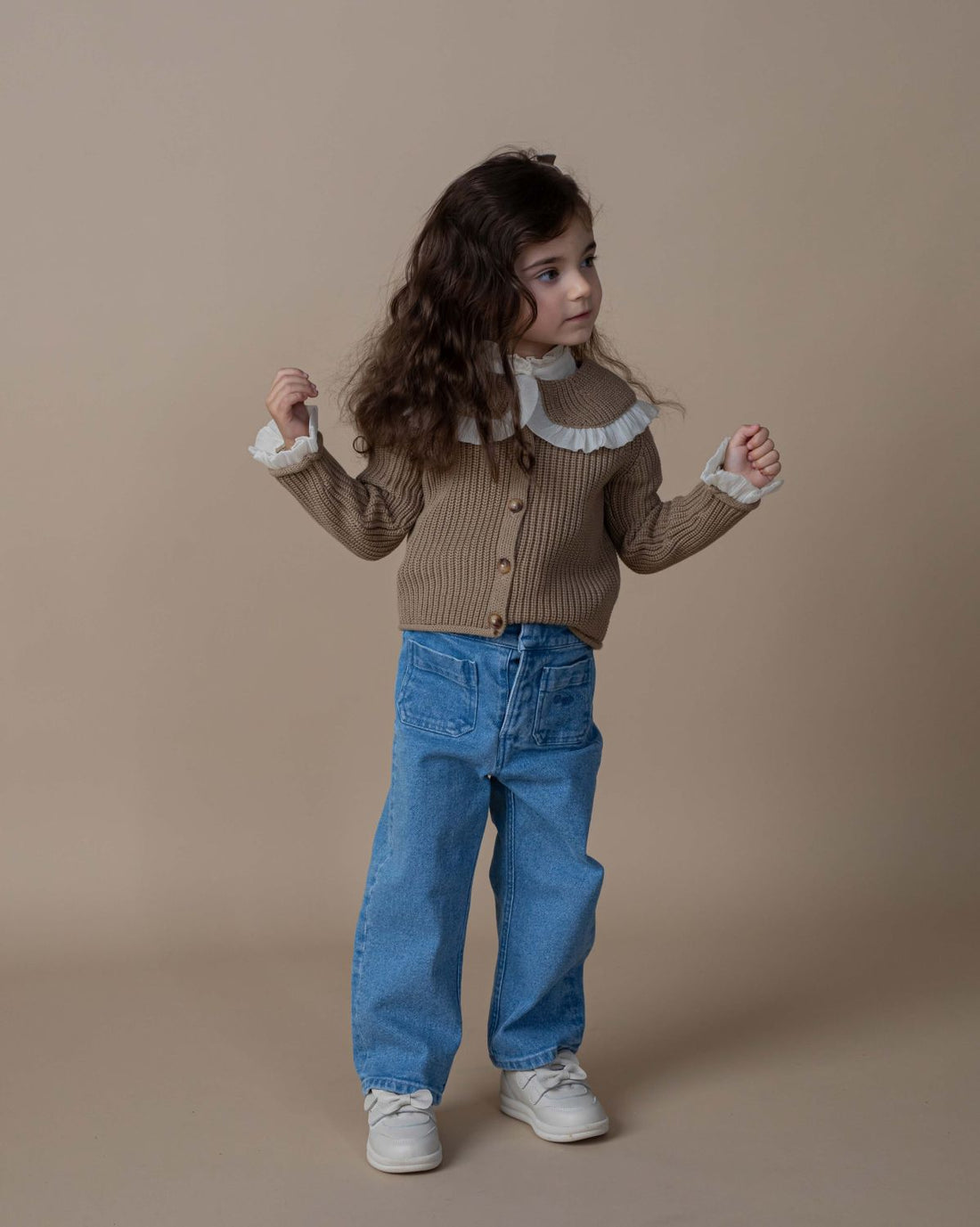 Zoila Cardigan | Oyster Grey