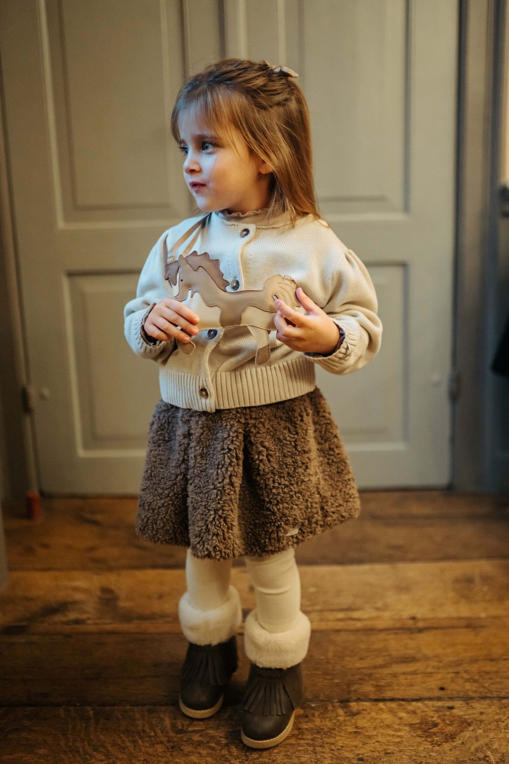 Amynda Cardigan | White Sand