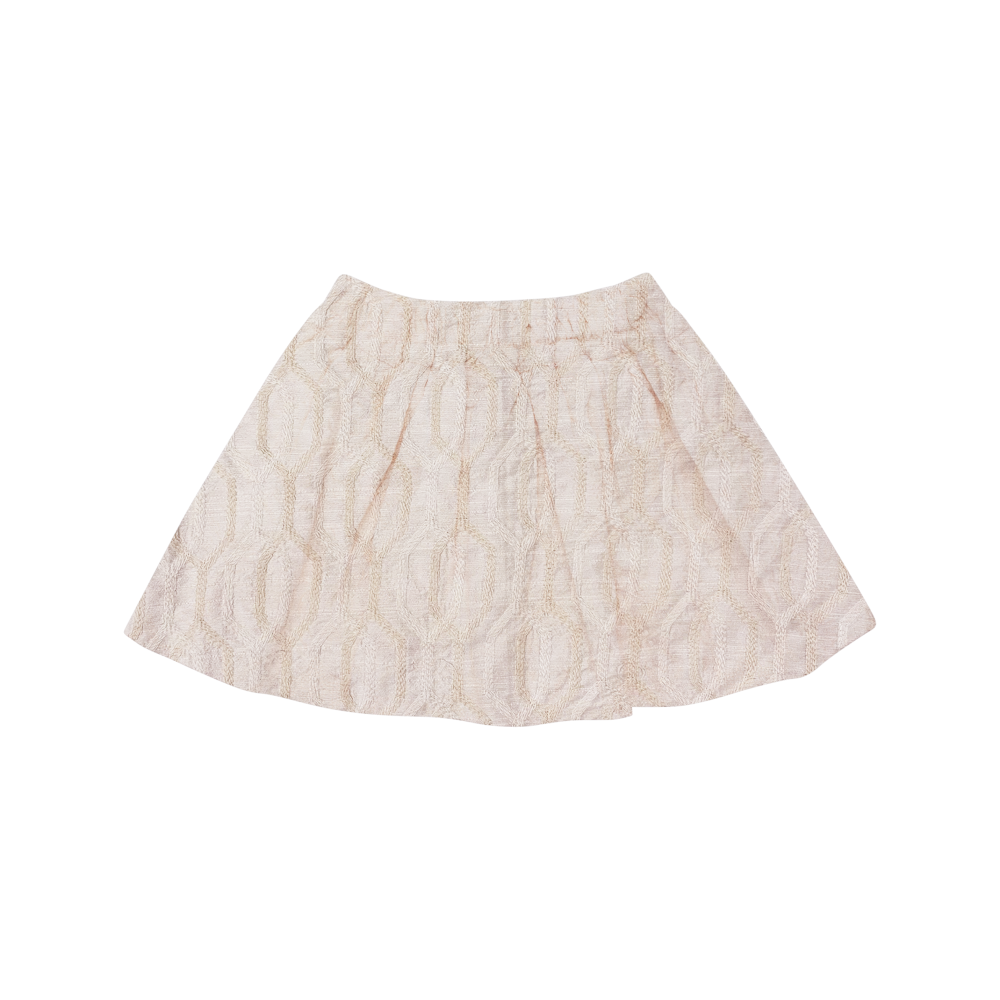 Raylen Skirt | Soft Taupe - Rose Chain