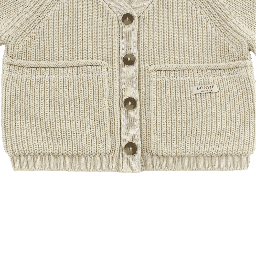 Khalan Cardigan | White Sand