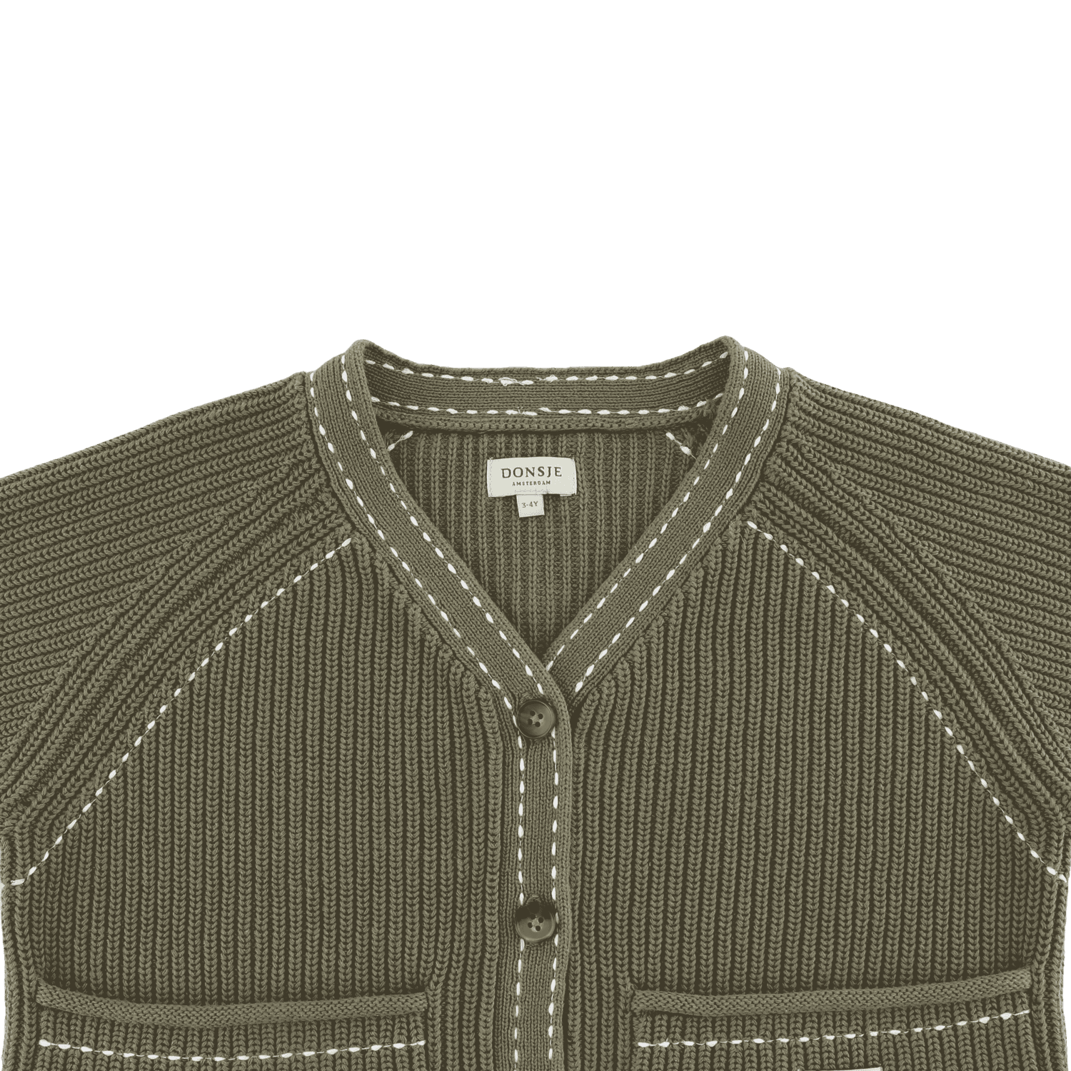 Khalan Cardigan | Stone Green