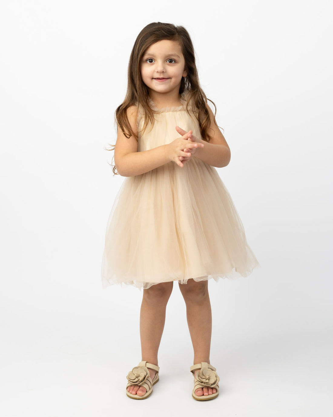 Elysa Dress | Soft Powder