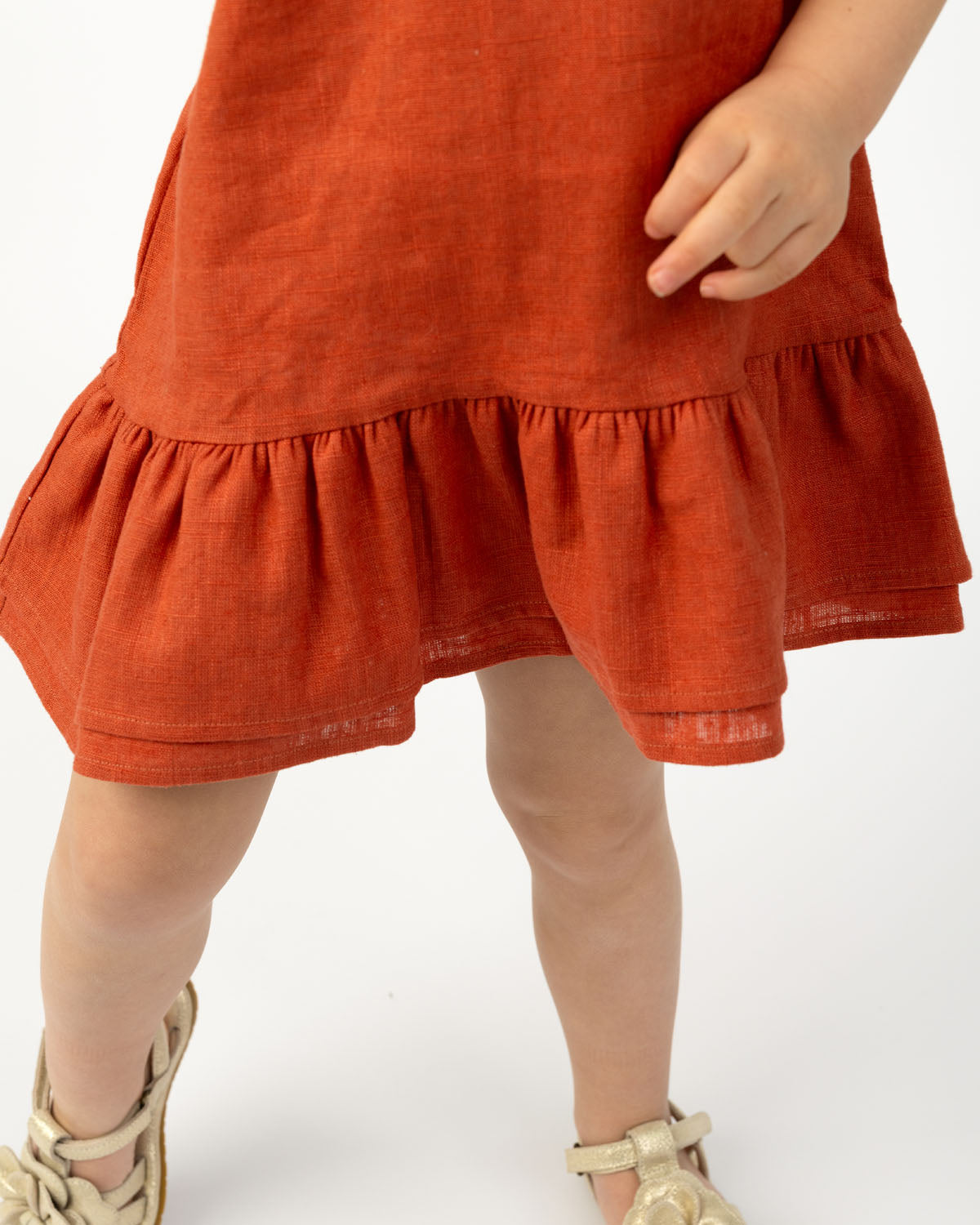 Michelle Linen Dress | Rosewood