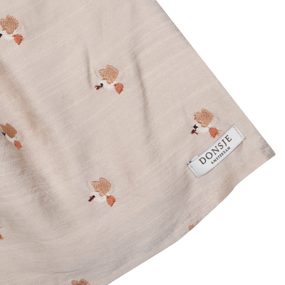 Cayley Skirt | Hummingbirds | Soft Taupe