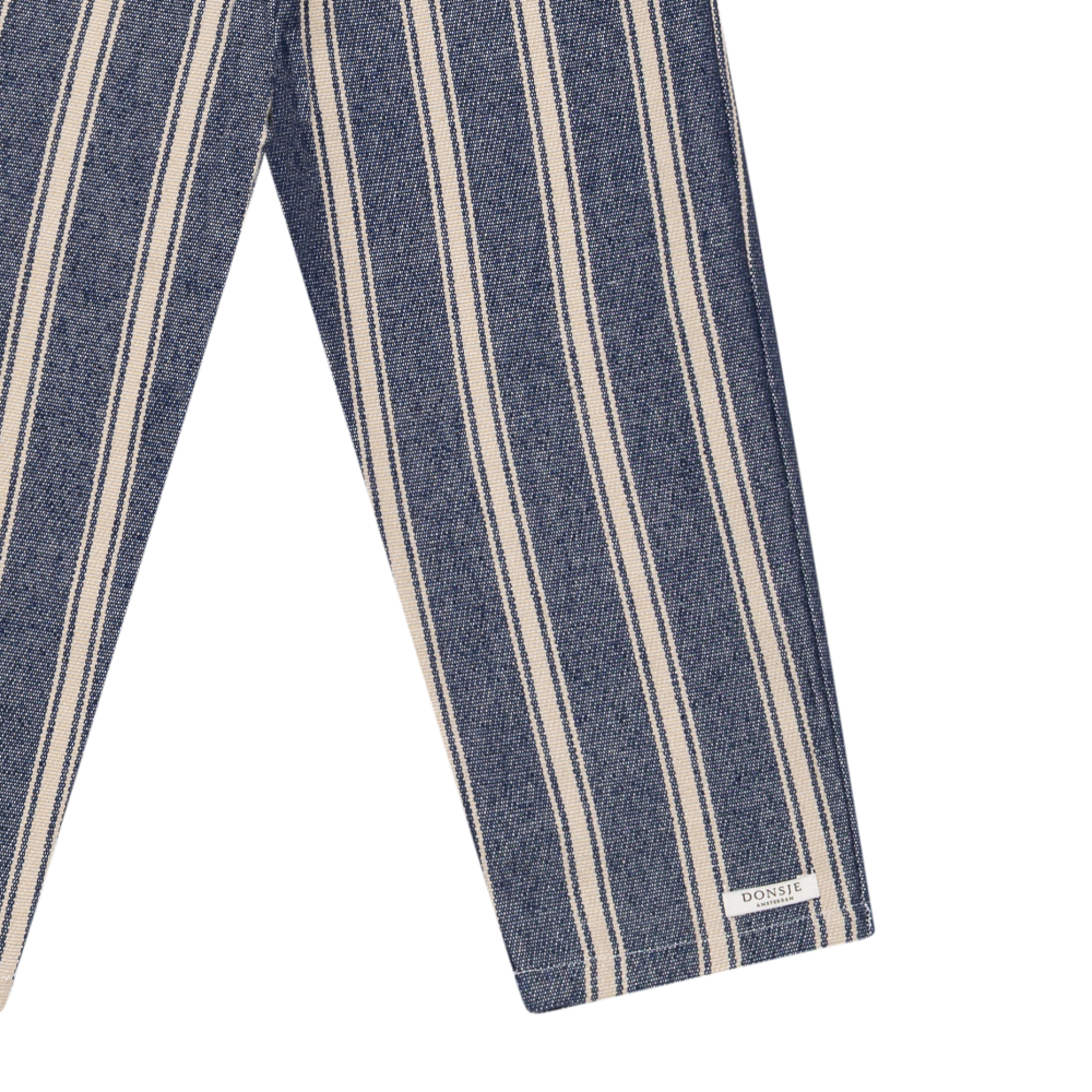 Menno Trousers | Blue - Soft Sand Striped