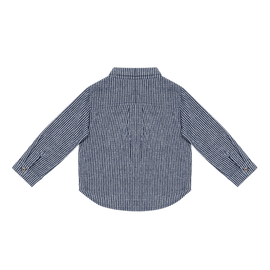Chee Shirt | Navy Blue - White Striped