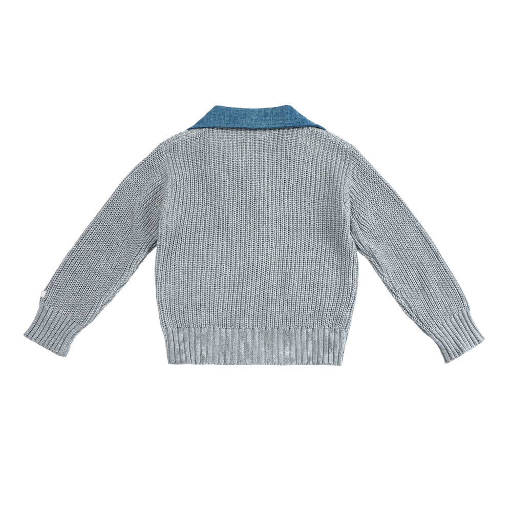 Bramwell Cardigan | Silver Grey Melange