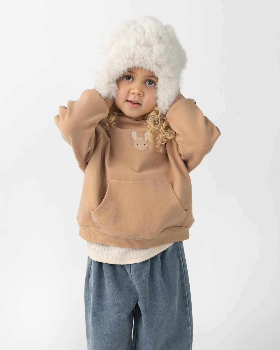 Herps Hoodie | Fluffy Bunny | Rose Mocha