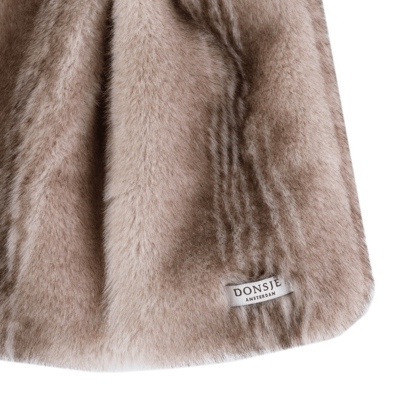 Isabelle Skirt | Soft Taupe Striped Teddy