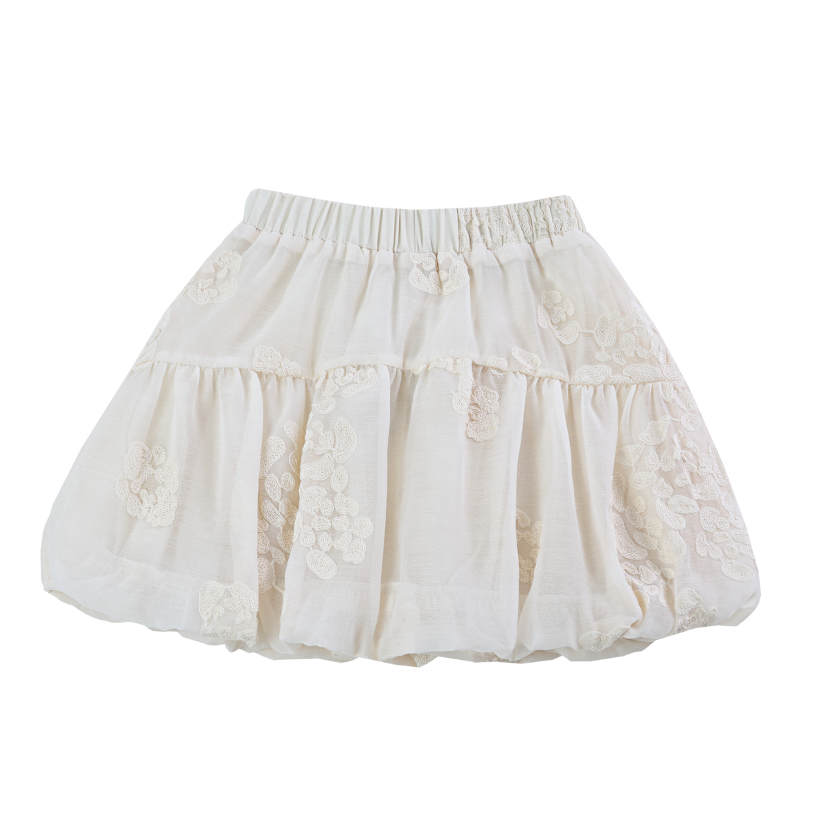 Kubwa Skirt | Warm White Blossom