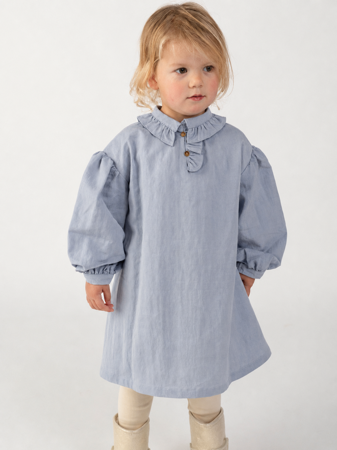 Mineth Dress | Foggy Blue
