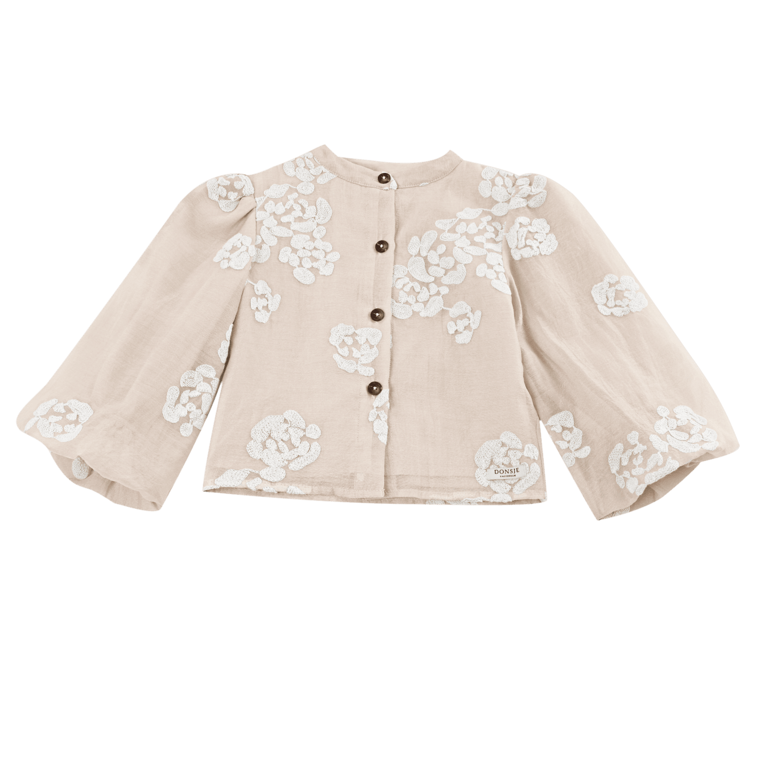 Opali Blouse | Soft Powder - White Blossom